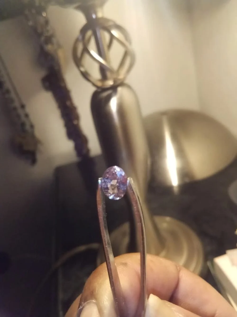 Natural 1.0ct Oval Pink Sapphire